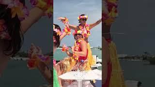 Hawaiian Day @ Stump Pass #boating #hawaiian #waterfun