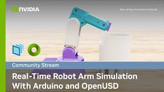 Real-Time Robot Arm Simulation with Arduino and OpenUSD