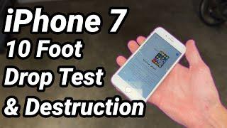 iPhone 7 10 Foot Drop Test & Destruction w/ Sledge Hammer