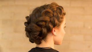 Double Dutch Braid Upstyle in Minutes