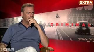 Kevin Costner Clears The Air On Reported Shark Attack & on "Criminal" #CriminalMovie