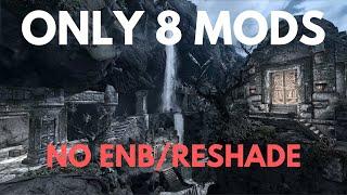 TRANSFORM SKYRIM Into Dark Fantasy With Only 8 Mods! (No ENB/Reshade)