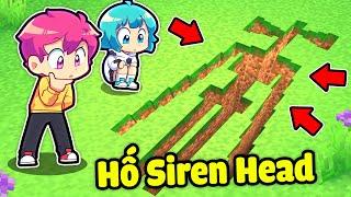 HIHA KHÁM PHÁ CÓ GÌ BÊN TRONG HỐ SÂU SIREN HEAD TRONG MINECRAFT*HIHA HỐ SÂU 