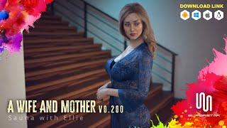 A Wife And Mother v0.200 | Sauna with Ellie | Superstar | Adult Game