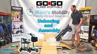 GoGo Super Portable Lightweight Mobility Scooter - Unboxing and Assembly