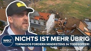 TORNADO-KATASTROPHE IN DEN USA: Stürme hinterlassen Trümmer – Dutzende Tote, neue Unwetter drohen!