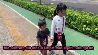 MAIN SEPATU RODA DI PODOMORO PARK || main perosotan sama main ayunan