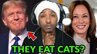 "THEY'RE EATING CATS!" Donald Trump vs Kamala Harris | Scary Kitty Litters, RIP James Earl Jones