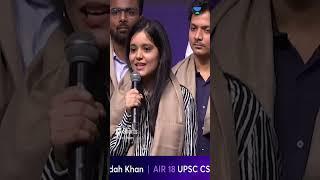 UPSC CSE 2023 Topper AIR 18 Wardha Khan's serious message to all the UPSC CSE Aspirants