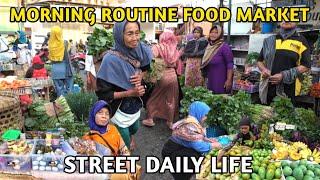 MORNING ROUTINE FOOD MARKET INDONESIA