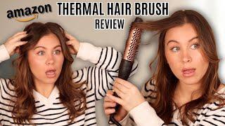 My Amazon Thermal Hair Brush First Impressions