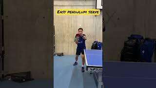 Easy reverse Pendulum serve #moberlyttc #tabletennis #sherwinremata