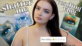 i finally read the SHATTER ME series...   *spoiler reading vlog*