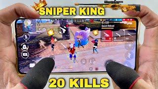 Fastest Sniper AWM free fire gameplay handcam