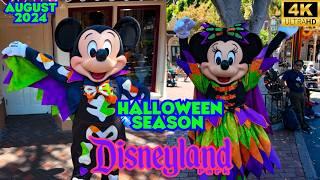 Disneyland Halloween Opening Week Walkthrough-August 2024 [4K]