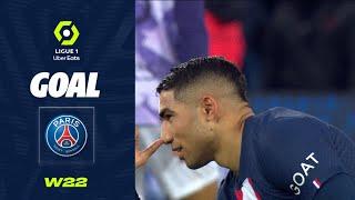 Goal Achraf HAKIMI (38' - PSG) PARIS SAINT-GERMAIN - TOULOUSE FC (2-1) 22/23