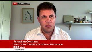 Jonathan Conricus on Israel striking Lebanon after Hezbollah fires missiles at Tel Aviv — BBC News