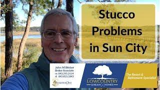Stucco Problems in Sun City Hilton Head
