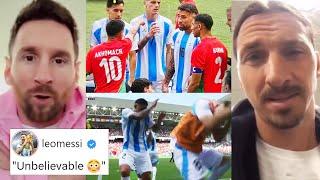 Famous Reaction On Argentina vs Morocco Big Controversial Match - Morocco Fan Attack Players