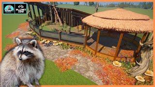 Planet Zoo Racoon Habitat - Realistic Enclosure Speed Build | Twilight Pack |