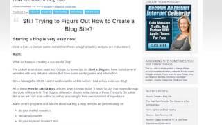 How to Create a Blog Site Screencast by Cararta from Screenr.com