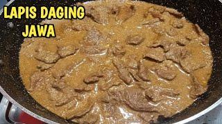 RESEP SIMPEL LAPIS DAGING KHAS JAWA TIMUR