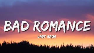 Lady Gaga - Bad Romance (Lyrics)