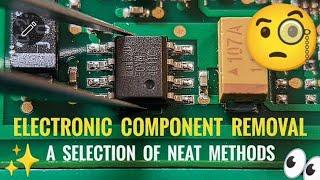 How To Remove Electronic Components - Part 1 / Soldering Tutorial