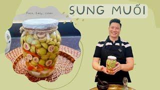 SUNG MUỐI - làm thế nào không bị thâm lại để được lâu | Cùng Cháu Vào Bếp