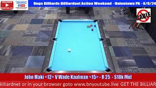 8 Ball Battle - John Maki V Wade Kaufman R 25 - $10k in the Mid - Uniontown PA- 6/8/24