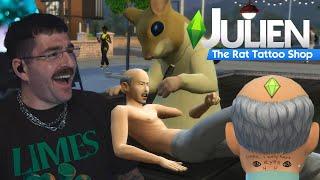 i opened up a rat tattoo shop in the sims 4