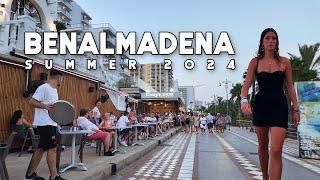 Benalmadena Spain Wonderful Evening Summer 2024 August Update Costa del Sol | Málaga [4K]