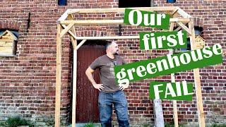 Our BRAND NEW greenhouses were blown away the next day / Renovating a 110+ y.o. ABANDONED farm