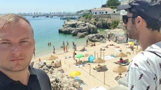 Z Lizbony do Cascais, Portugalski Kurort, Czy warto? Plaża, Wakacje ..Ocean Atlantycki