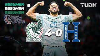 Resumen y goles | México 4-0 Honduras | CONCACAF Nations League 2024 | TUDN