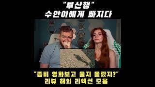 좀비 영화 보고 펑펑 울기는 처음이라는 외국인들 .. #리액션  #리뷰 #해외반응 #영화 #shorts