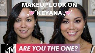 DOING KEYANA LANDS MAKEUP FROM  MTVS "ARE U THE 1" | SEASON 6