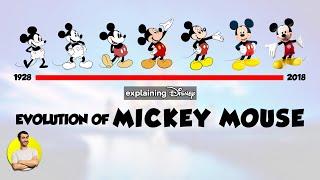 Evolution of MICKEY MOUSE - 90 Years Explained | CARTOON EVOLUTION