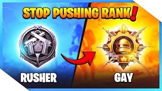 STOP YOUR RANK PUSH IMMEDIATELY IN BGMI/PUBG MOBILE  | GUIDE/TUTORIAL TIPS AND TRICKS