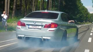 1000HP BMW M5 F10 - LOUD Burnouts & Accelerations!