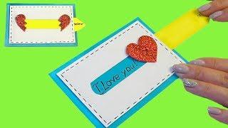 Amazing moving card with a heart  |  DIY CARD