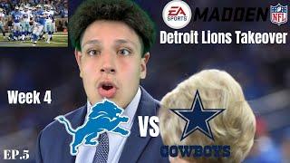 Detroit Lions Takeover: 2 Point Try For THE WIN! Lions Vs Cowboys Madden 19 Gameplay