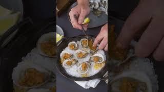 Delicious Oysters Cooked in Pizza Oven! #cooking