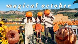 Cozy, Spooky October   the pumpkin patch, halloweentown & heartwarming autumn foods & crafts