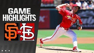 Giants vs. Cardinals Game Highlights (6/23/24) | MLB Highlights