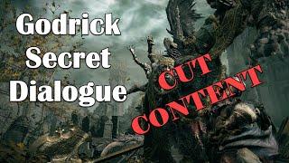 Elden Ring -  Godrick Secret Dialogue CUT CONTENT