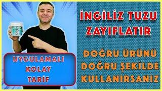 İNGİLİZ TUZU ZAYIFLATIR AMA NASIL ? İNGİLİZ TUZU İLE ZAYIFLAMANIN EN KOLAY YOLU NEDİR? #ingiliztuzu