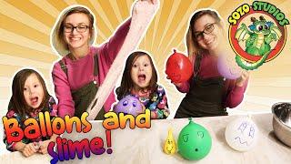 SLIME STORIES! Slime Balloons Explode With Emojis! | ASMR Slime Top Channel | Toddlerific Story Time