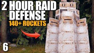 THIS CLAN SIEGE RAIDED ME FOR 2+ HOURS WITH 140+ ROCKETS | Solo Rust