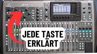 Behringer X32 Oberfläche komplett erklärt | Überblick Tutorial deutsch